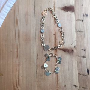Sterling necklace and bracelet set